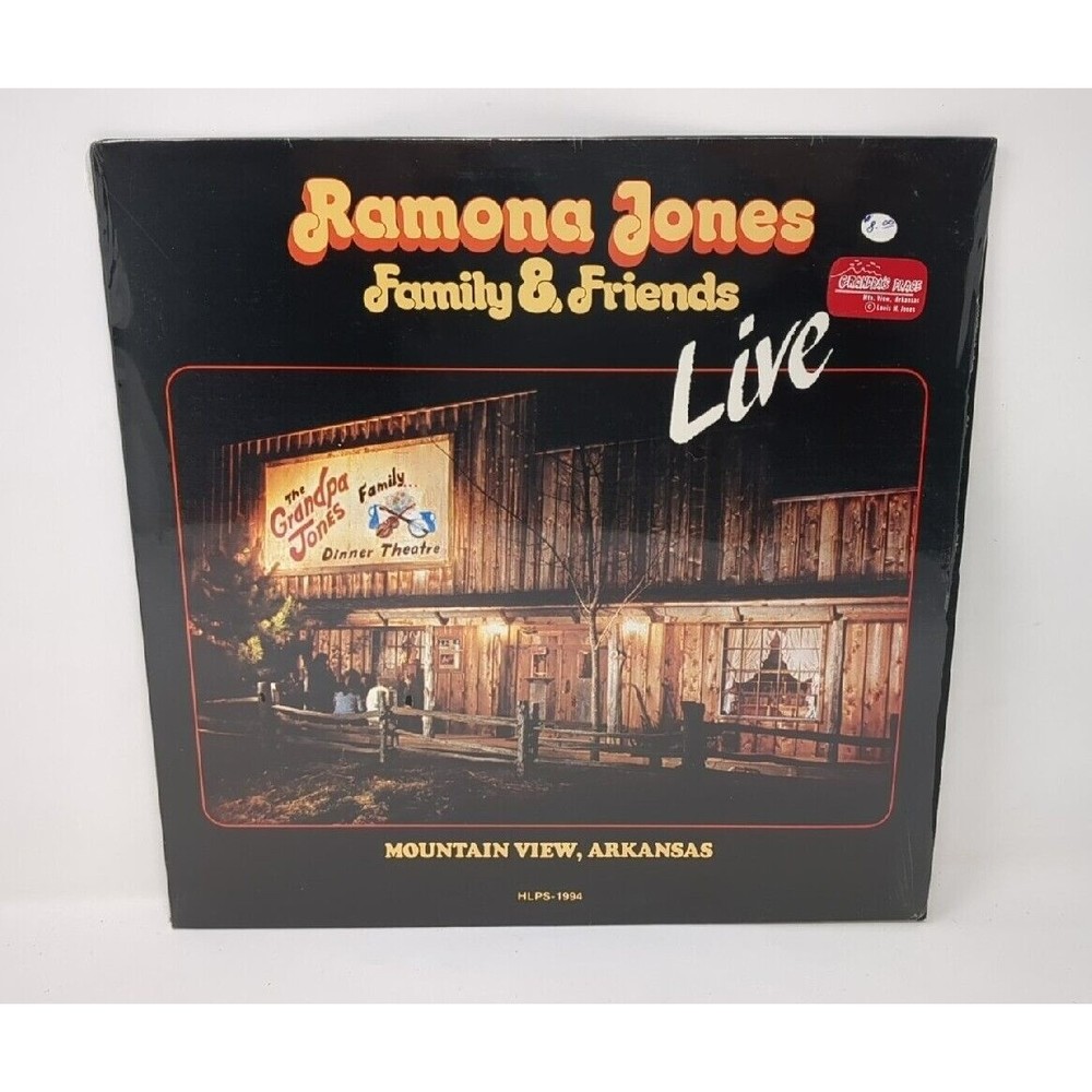 Ramona Jones Family & Friends Live LP Record Album Vinyl Mountain View Arkansas